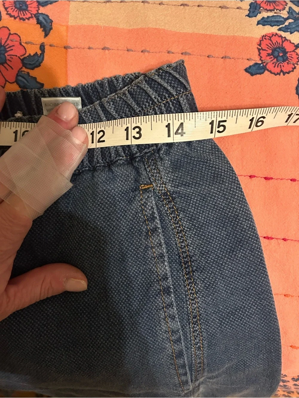 MAX Studio denim soft barrel leg pants - Picture 7 of 8